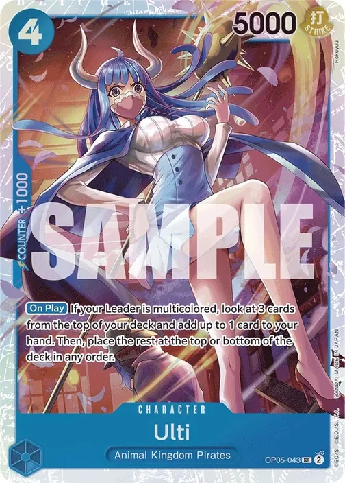 Carte One Piece anglaise OP05-043 Ulti (version 3)