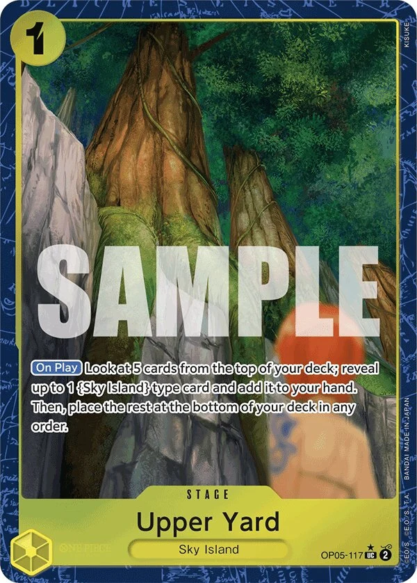 Carte One Piece anglaise Upper Yard OP05-117 UC