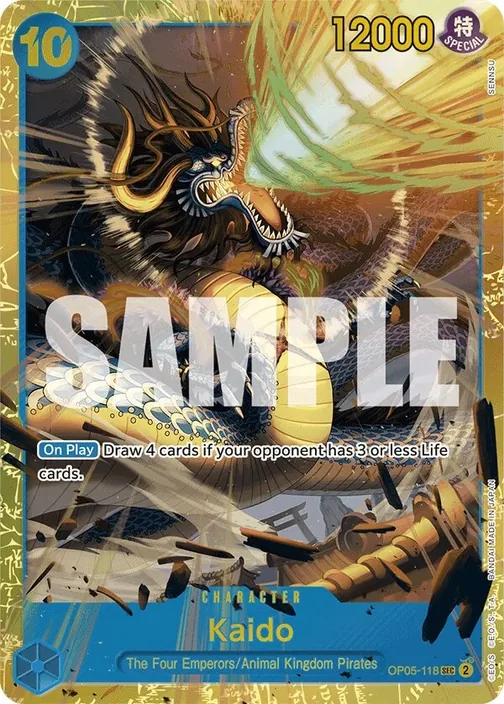 Carte One Piece anglaise OP05-118 Kaido (version 3)