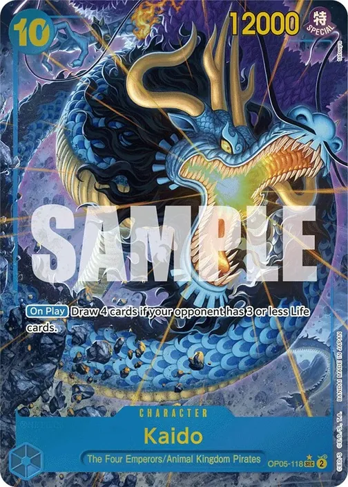 Carte One Piece anglaise OP05-118 Kaido (version 4)