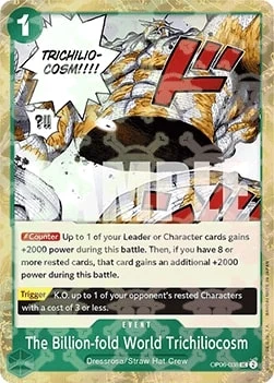 Carte One Piece anglaise OP06-038 The Billion-fold World Trichiliocosm (version 2)