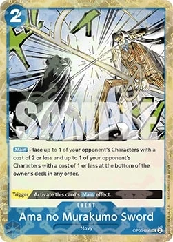 Carte One Piece anglaise OP06-056 Ama no Murakumo Sword (version 2)