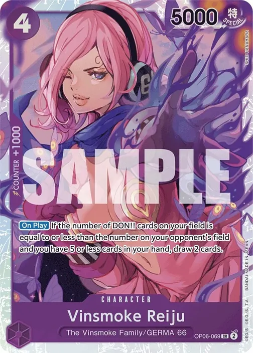 Carte One Piece anglaise OP06-069 Vinsmoke Reiju (version 4)