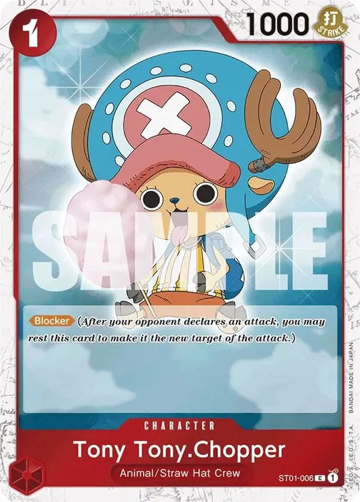 Carte One Piece anglaise ST01-006 Tony Tony.Chopper (version 7)