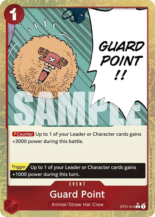 Carte One Piece anglaise ST01-014 Guard Point (version 4)