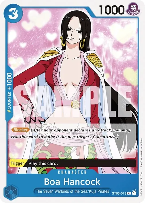Carte One Piece anglaise ST03-013 Boa Hancock (version 2)