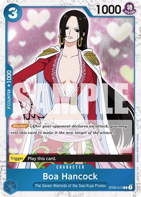 Carte One Piece anglaise Boa Hancock ST03-013 C