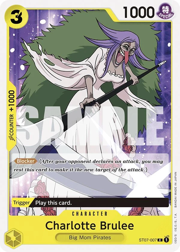 Carte One Piece anglaise Charlotte Brulee ST07-007 C
