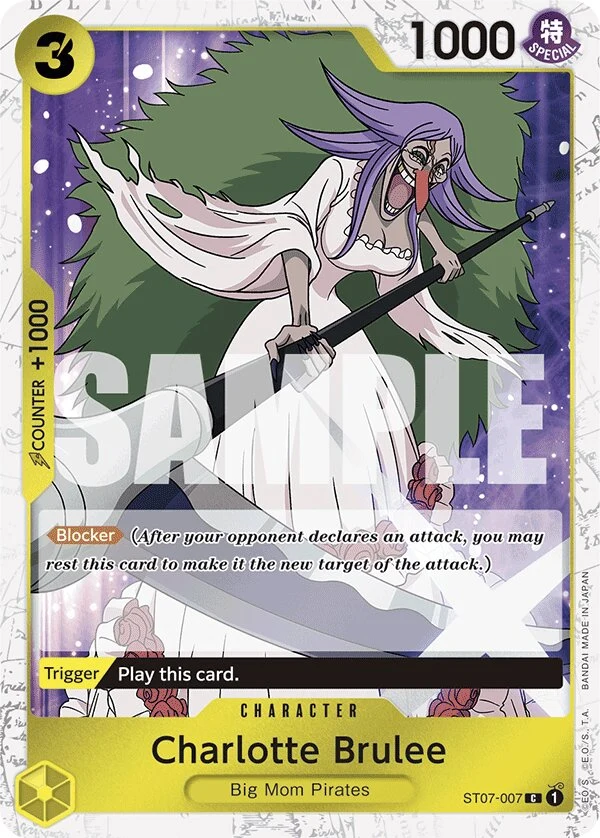 Carte One Piece anglaise Charlotte Brulee ST07-007 C