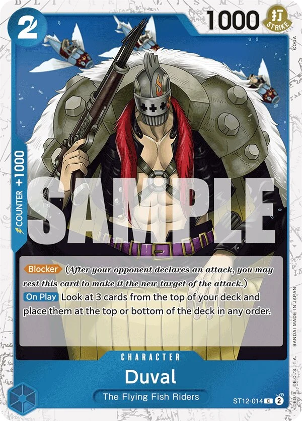 Carte One Piece anglaise Duval ST12-014 C