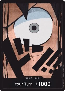 Carte One Piece anglaise  DON!! Card Luffy (version 73)