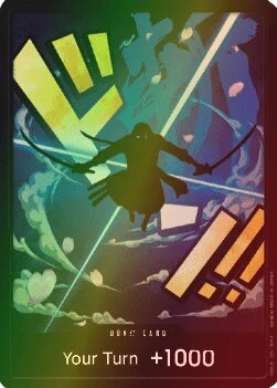 Carte One Piece anglaise  DON!! Card Zoro (version 89)