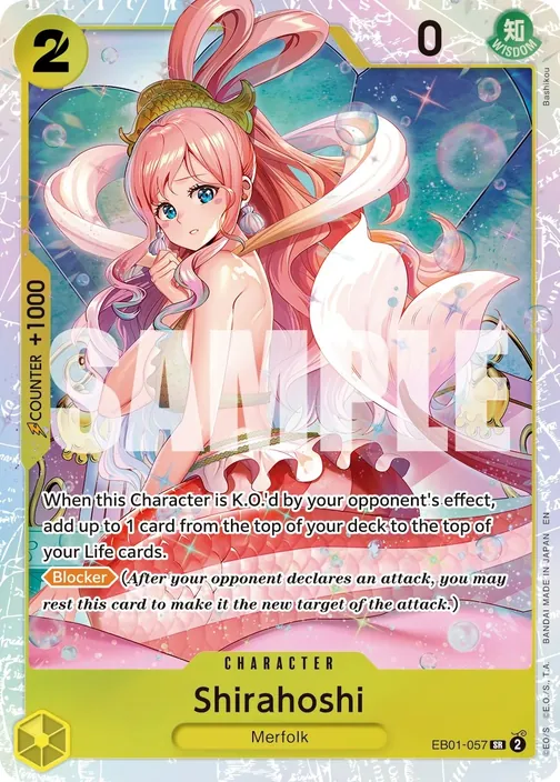 Carte One Piece anglaise EB01-057 Shirahoshi