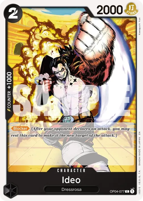 Carte One Piece anglaise OP04-077 Ideo