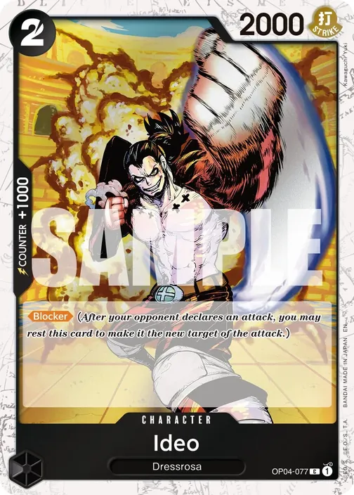 Carte One Piece anglaise OP04-077 Ideo (version 2)