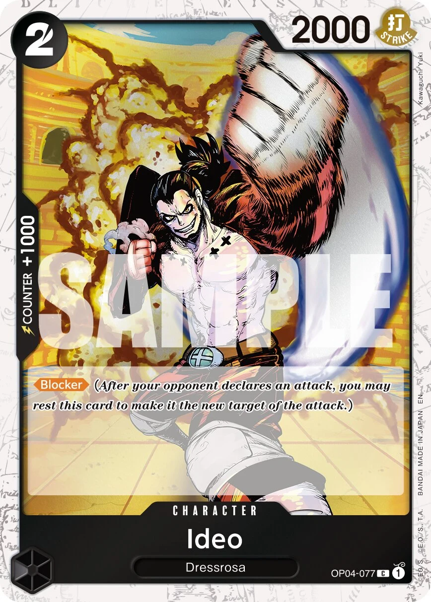Carte One Piece anglaise Ideo OP04-077 C