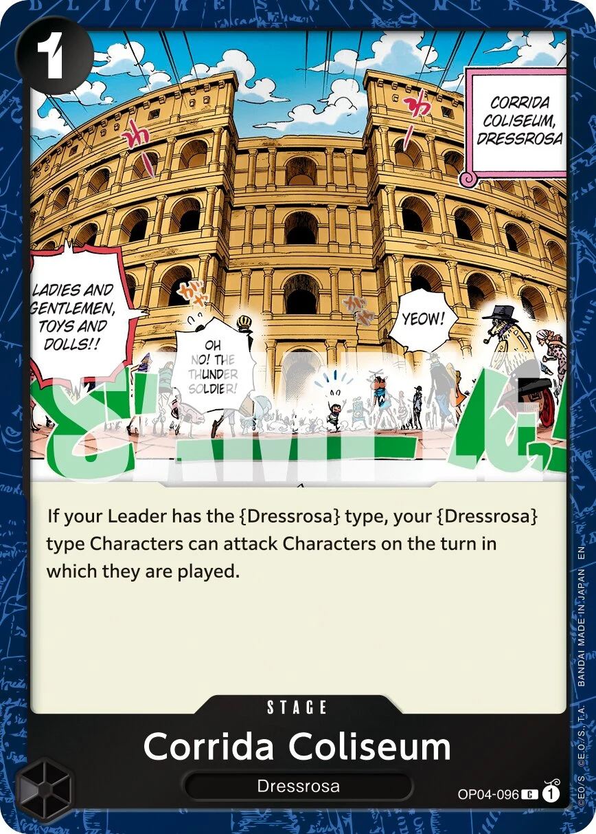 Carte One Piece anglaise Corrida Coliseum OP04-096 C