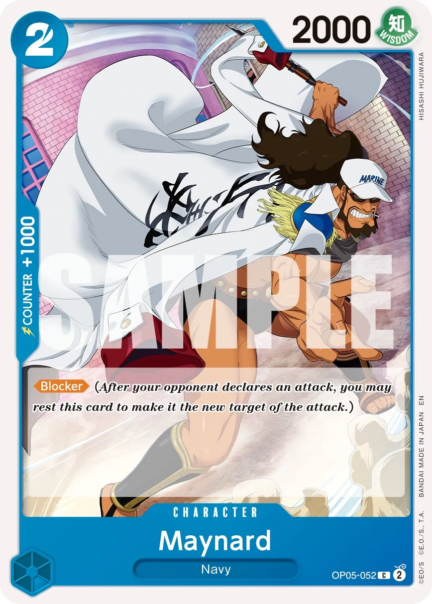 Carte One Piece anglaise Maynard OP05-052 C