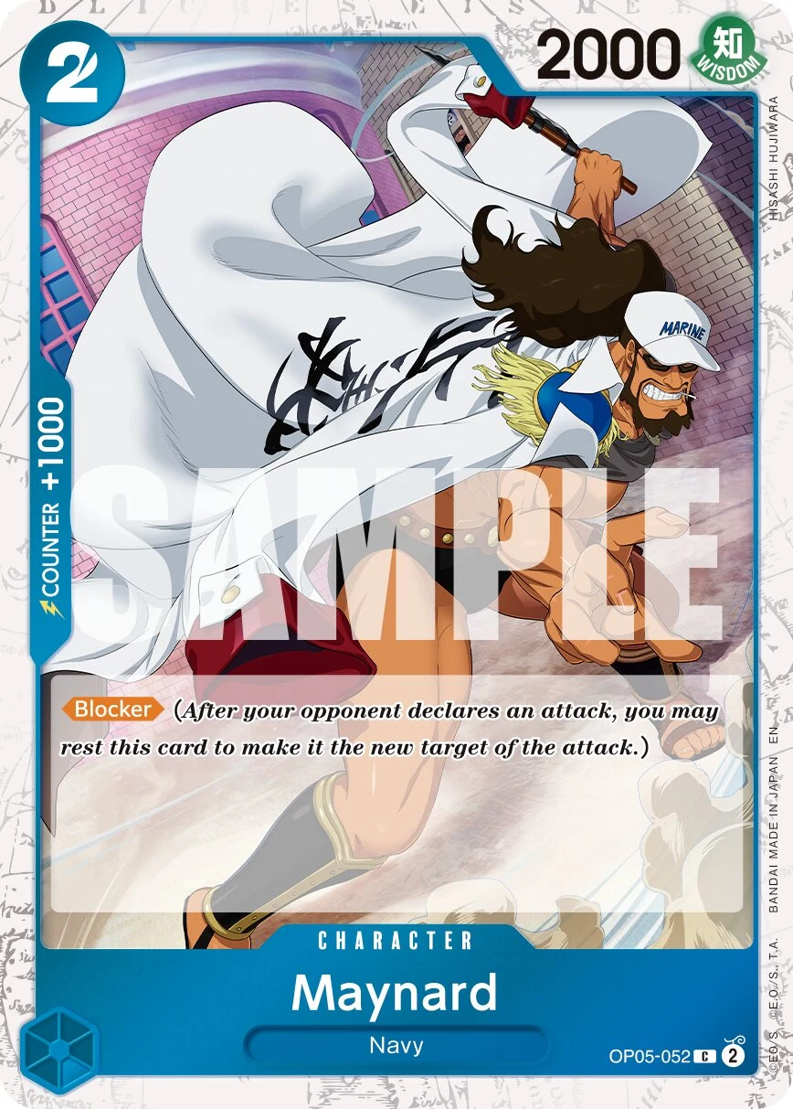 Carte One Piece anglaise Maynard OP05-052 C