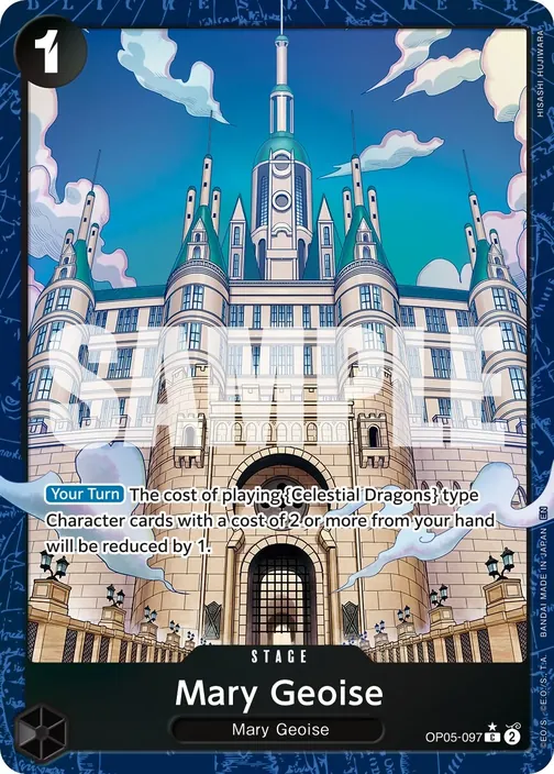 Carte One Piece anglaise OP05-097 Mary Geoise (version 3)