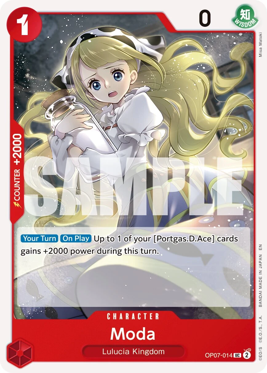 Carte One Piece anglaise Moda OP07-014 UC