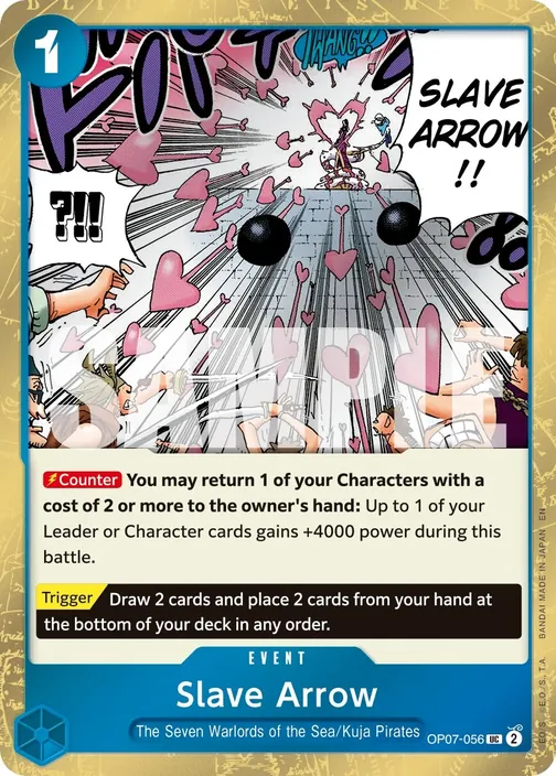 Carte One Piece anglaise OP07-056 Slave Arrow (version 2)