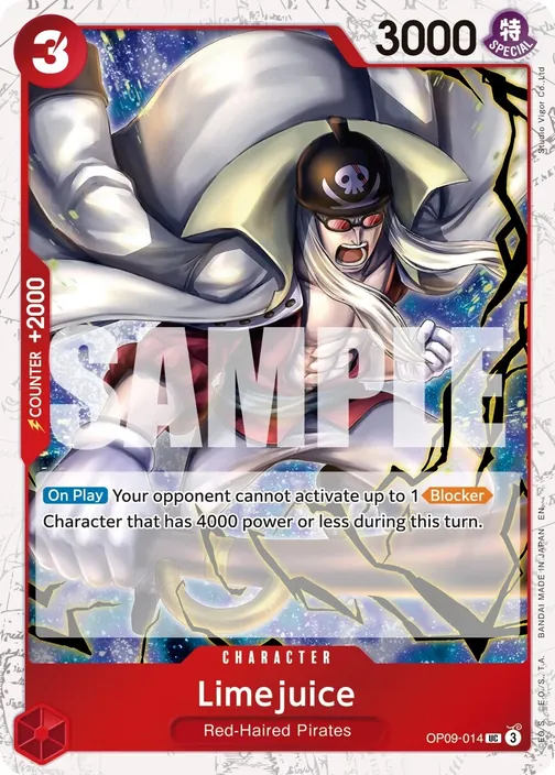 Carte One Piece anglaise OP09-014 Limejuice (version 2)