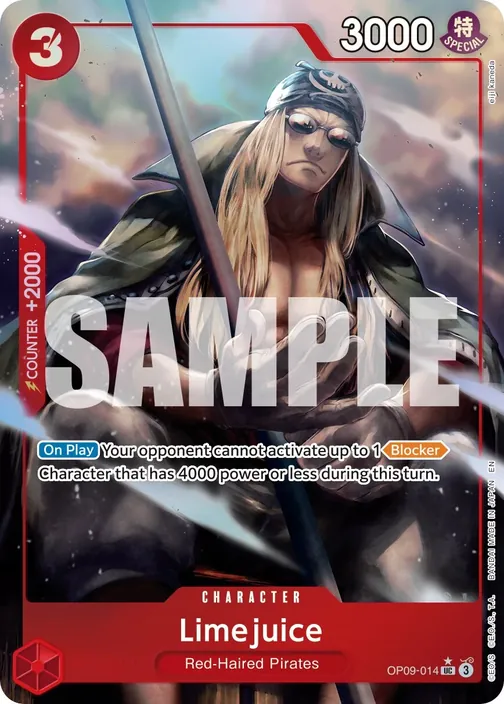 Carte One Piece anglaise OP09-014 Limejuice (version 3)