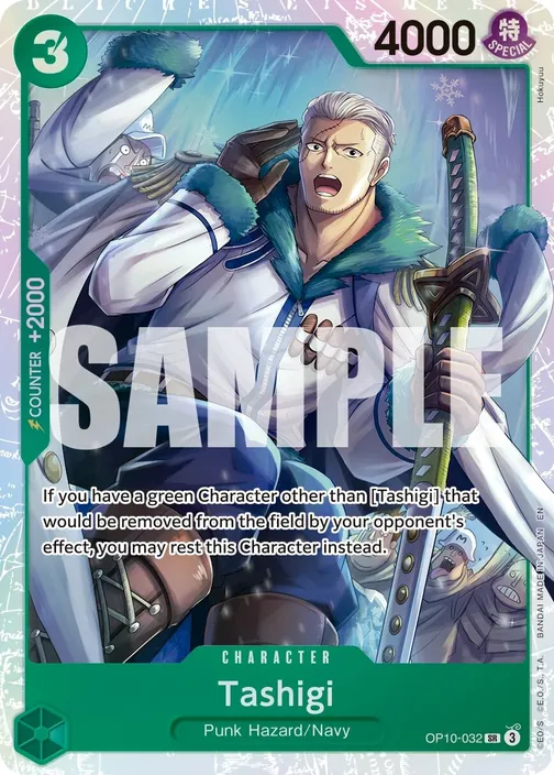 Carte One Piece anglaise OP10-032 Tashigi
