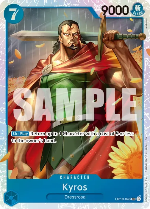 Carte One Piece anglaise OP10-046 Kyros