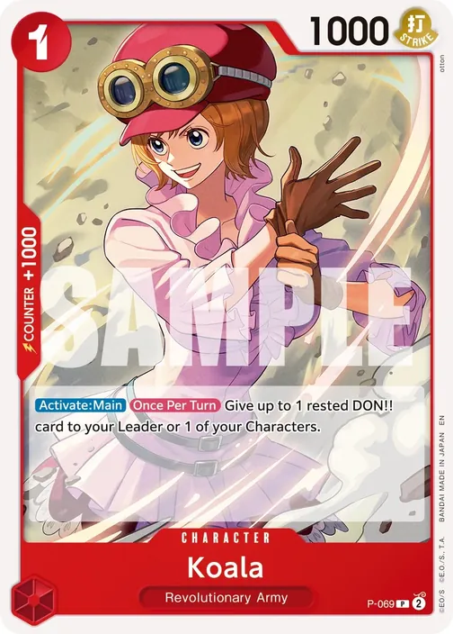 Carte One Piece anglaise P-069 Koala
