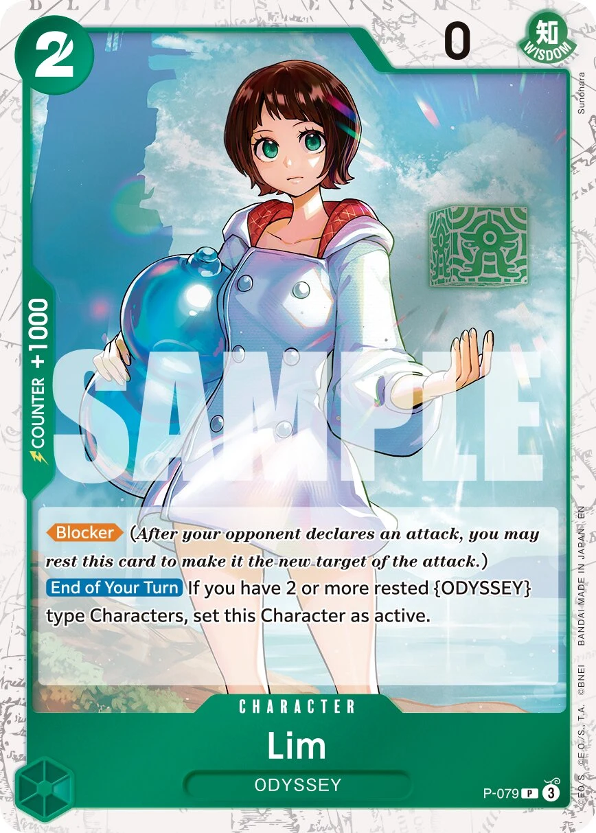 Carte One Piece anglaise Lim P-079 P