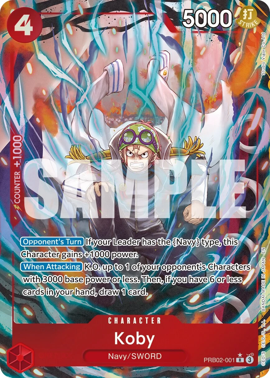 Carte One Piece anglaise Koby PRB02-001 R