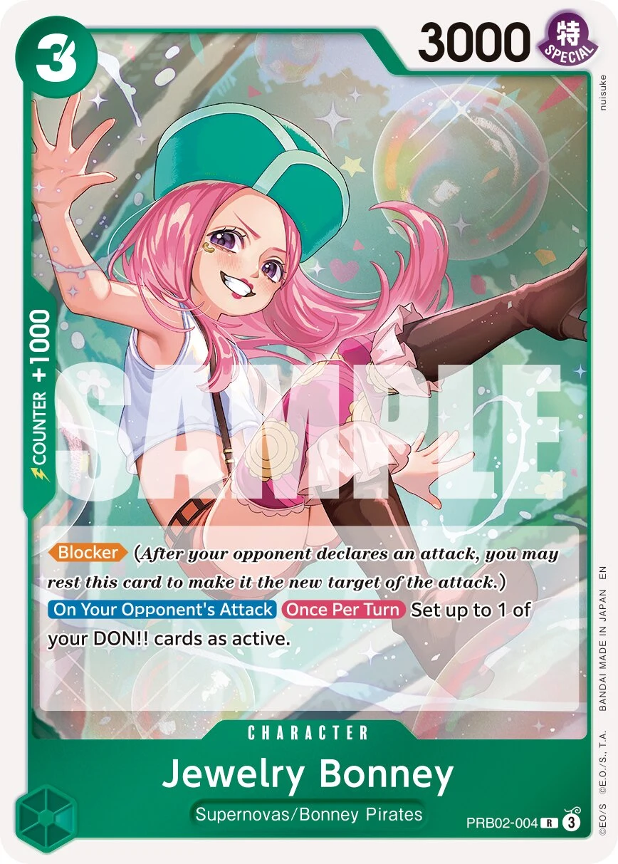 Carte One Piece anglaise Jewelry Bonney PRB02-004 R