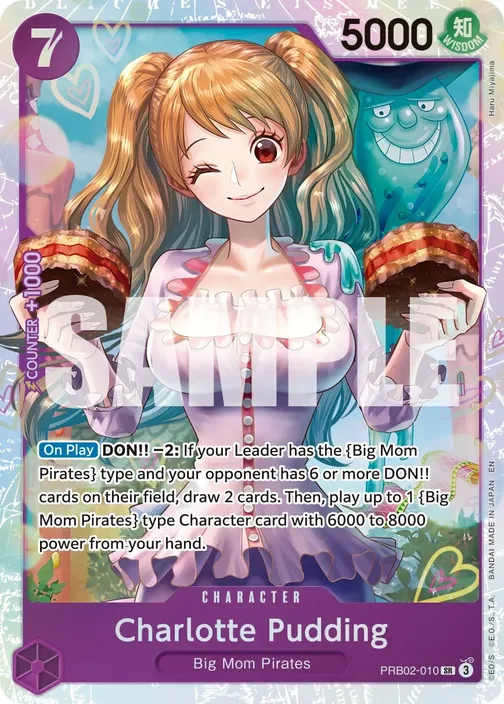 Carte One Piece anglaise PRB02-010 Charlotte Pudding
