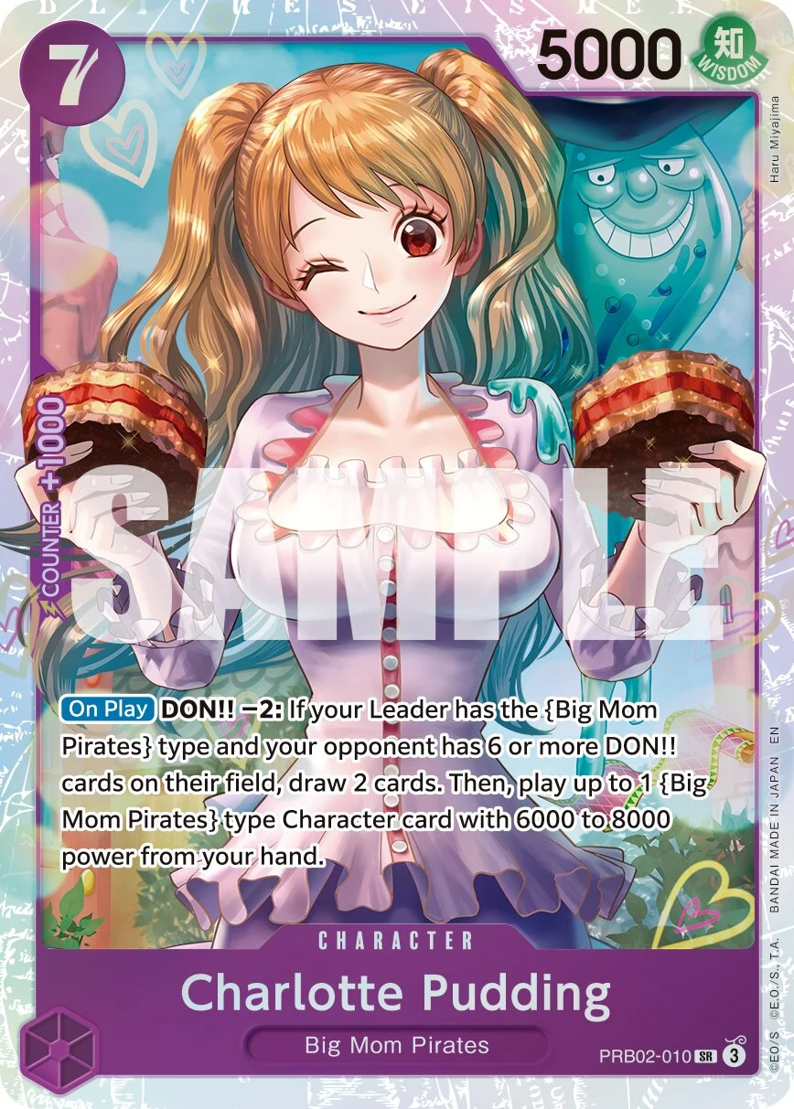 Carte One Piece anglaise Charlotte Pudding PRB02-010 SR