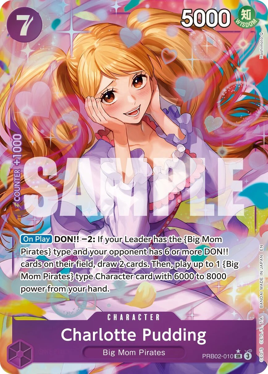 Carte One Piece anglaise Charlotte Pudding PRB02-010 SR