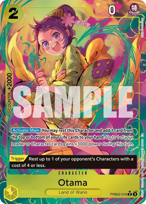 Carte One Piece anglaise PRB02-016 Otama (version 2)