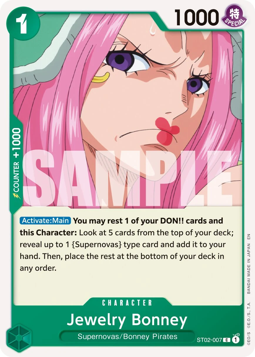 Carte One Piece anglaise Jewelry Bonney ST02-007 C