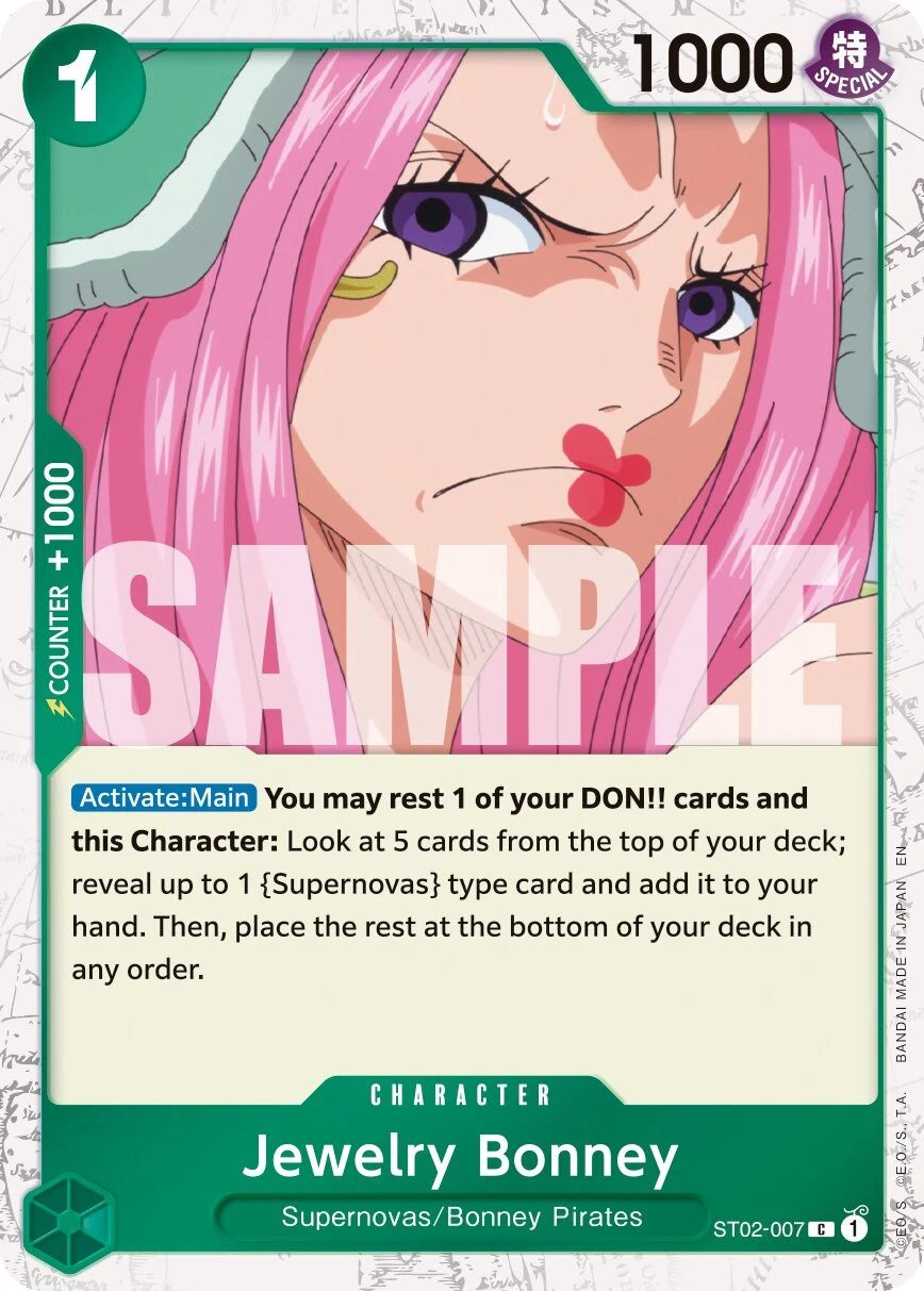 Carte One Piece anglaise Jewelry Bonney ST02-007 C