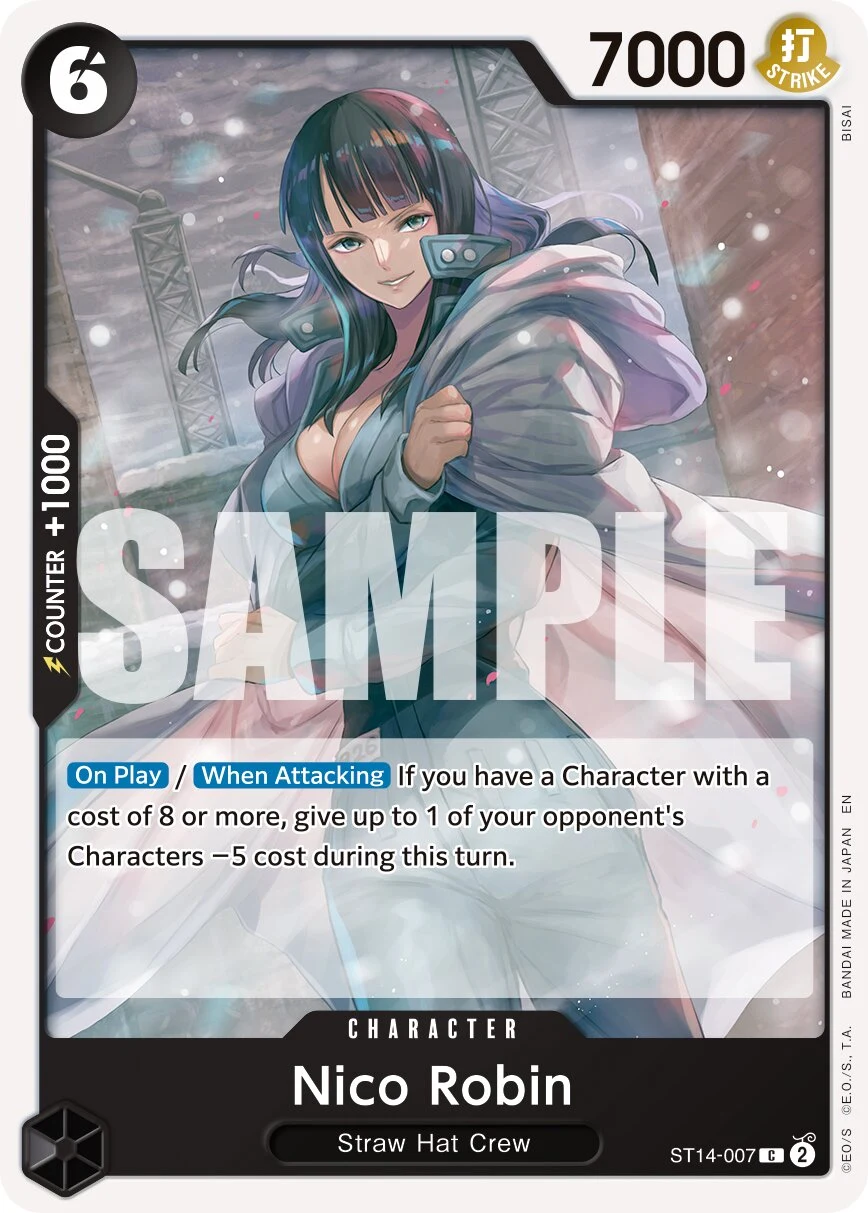 Carte One Piece anglaise Nico Robin ST14-007 C
