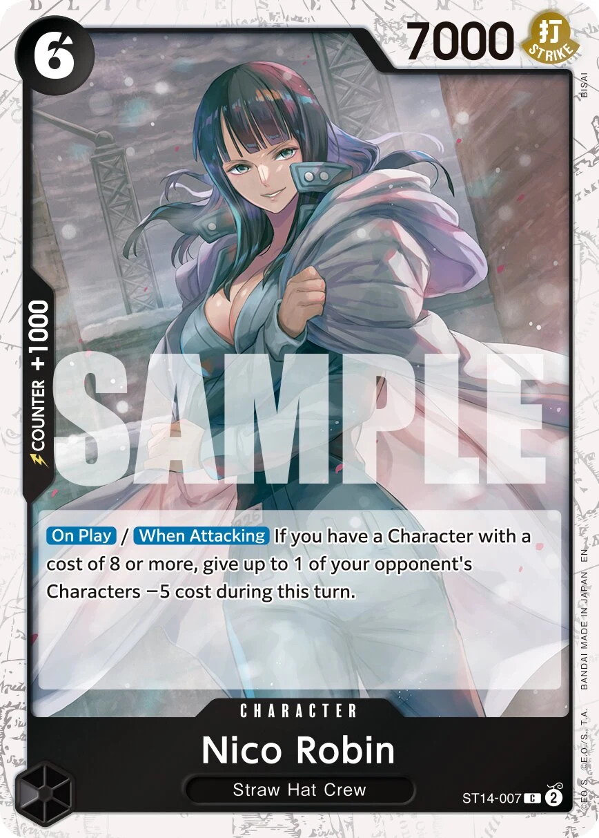 Carte One Piece anglaise Nico Robin ST14-007 C