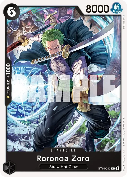 Carte One Piece anglaise ST14-013 Roronoa Zoro