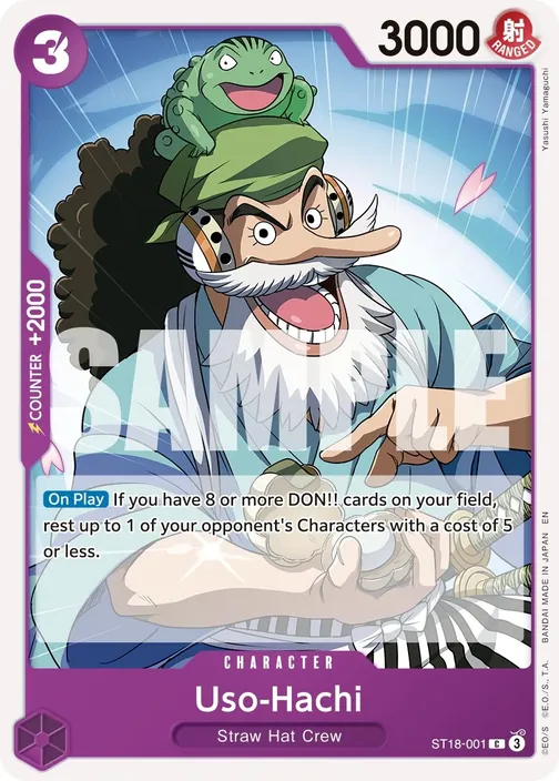 Carte One Piece anglaise ST18-001 Uso-Hachi