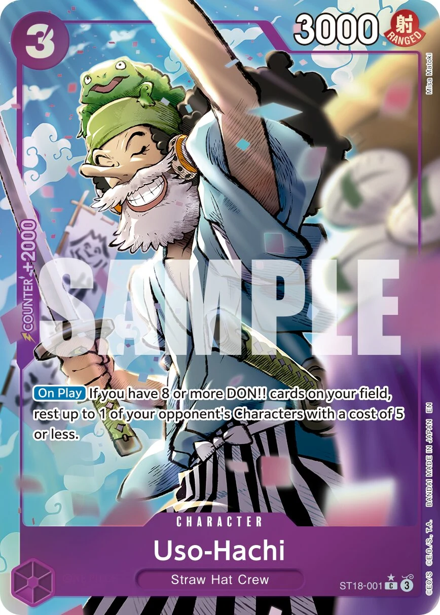 Carte One Piece anglaise Uso-Hachi ST18-001 C