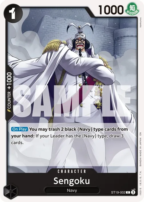 Carte One Piece anglaise ST19-002 Sengoku