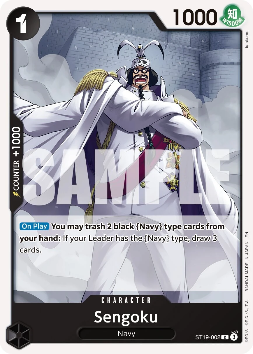 Carte One Piece anglaise Sengoku ST19-002 C