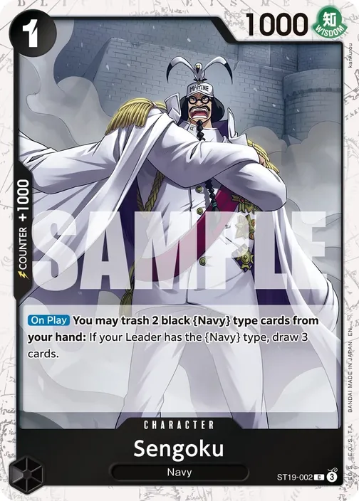 Carte One Piece anglaise ST19-002 Sengoku (version 2)