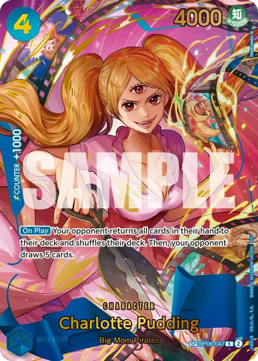 Carte One Piece anglaise OP06-047 Charlotte Pudding (version 2)
