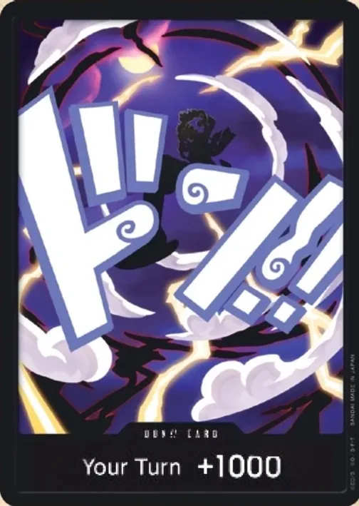 Carte One Piece anglaise  DON!! Card Luffy Gear 5 (version 79)